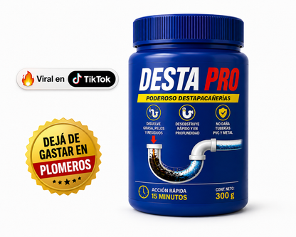 DestaPro - Destapa cualquier cañería en solo 15 segundos