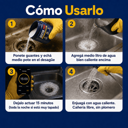 DestaPro - Destapa cualquier cañería en solo 15 segundos