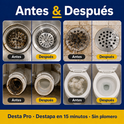 DestaPro - Destapa cualquier cañería en solo 15 segundos